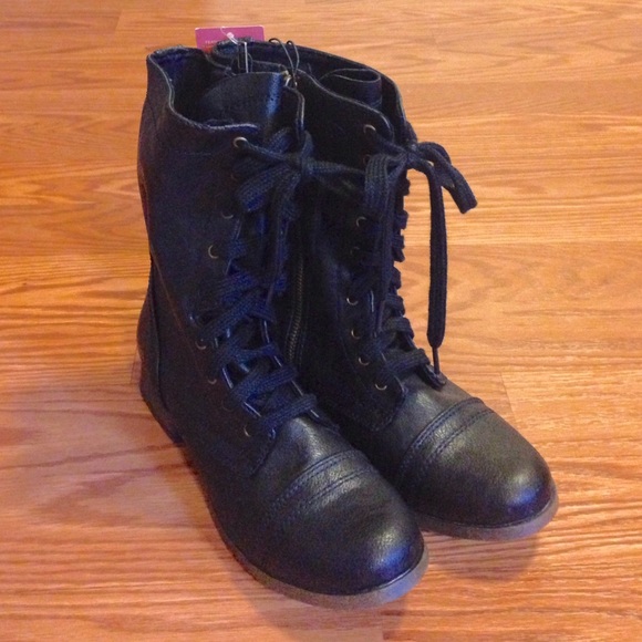 Black Combat Boots