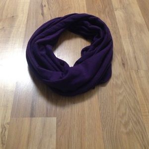 Soft purple infinity scarf