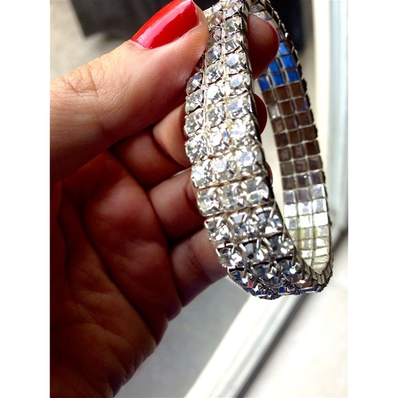Stretch Rhinestone Bracelet - Picture 2 of 2