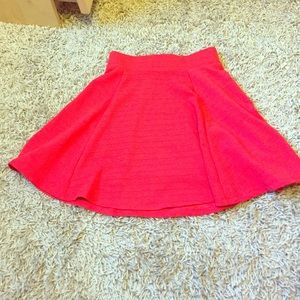 Red skater skirt from H&M