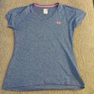 North face vapor wick material v-neck