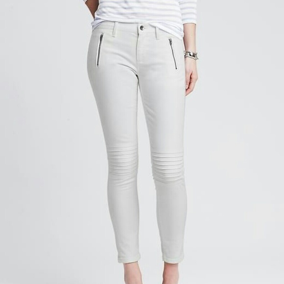 White moto jeans NEW