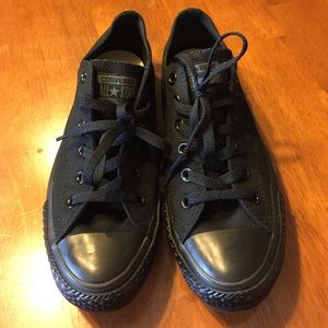 All black converse