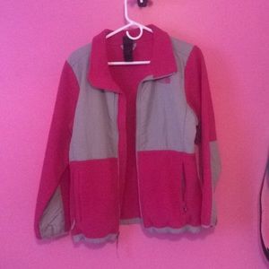 Authentic Pink & Grey North Face