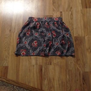 Frenchi flower skater skirt