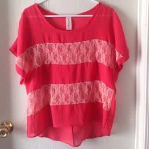 Coral top