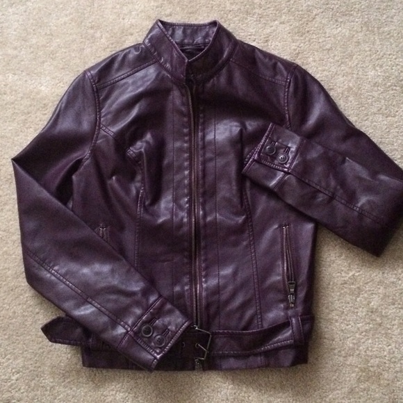 Express Jackets & Blazers - Express Faux Leather Jacket