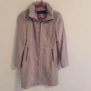 SOLD*Brand new! Zara herringbone wooly coat.