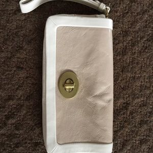 Coach leather clutch