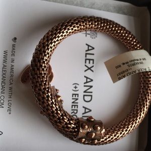Alex and Ani "gift of wisdom" rose gold bracelet