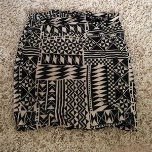 Tribal Print Skirt