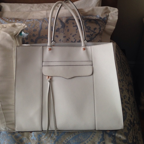 *SOLD*White Rebecca minkoff MAB tote