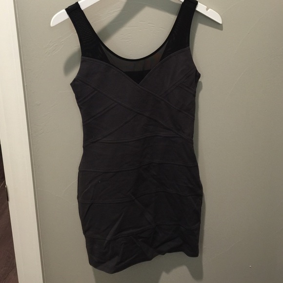 Grey bodycon dress