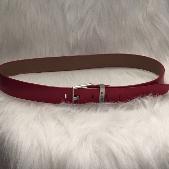 Red Nine west belt!