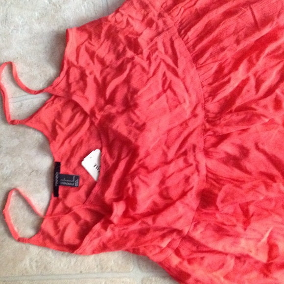 forever 21 peachy pink light weight dress
