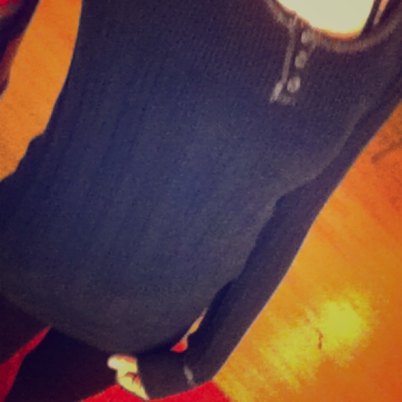 Royal Blue Detailed Sweater