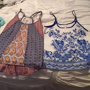 BUNDLE 2 print tank tops cute