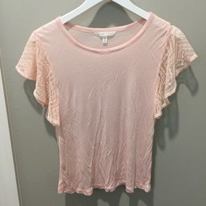 Blush sweater tee