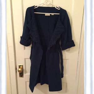 🚫SOLD🚫 Anthropologie blue green light jacket