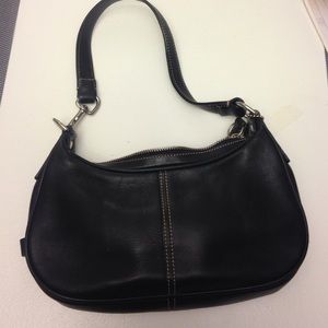 All leather authentic black Coach bag