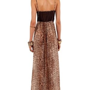 Leopard Print Long Dress