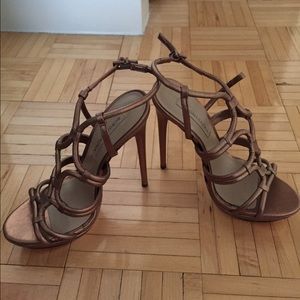 BCBG Maxazria strappy platform sandals