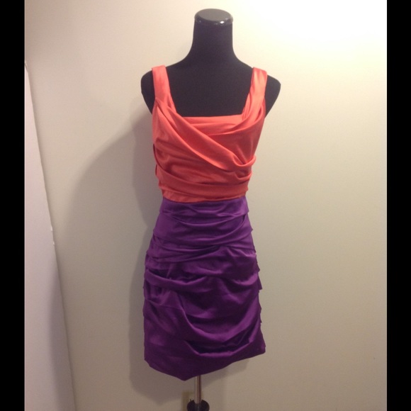 Express Dresses & Skirts - Express Color Block Cocktail Dress