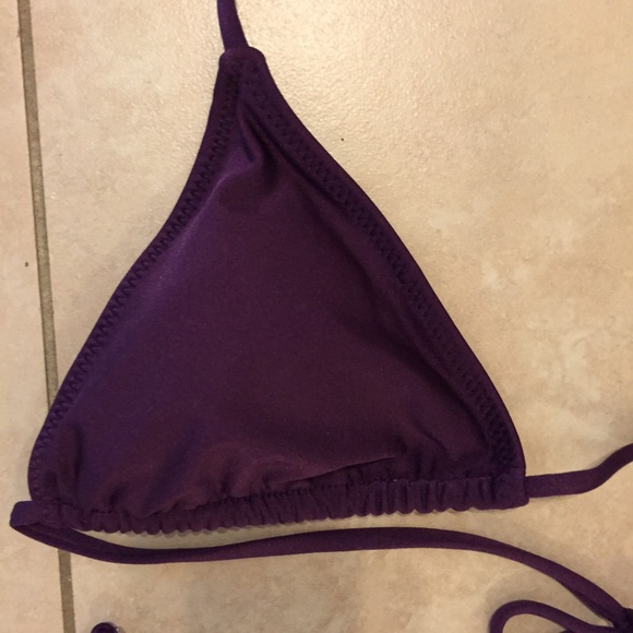 Purple String Bikini - Picture 3 of 4