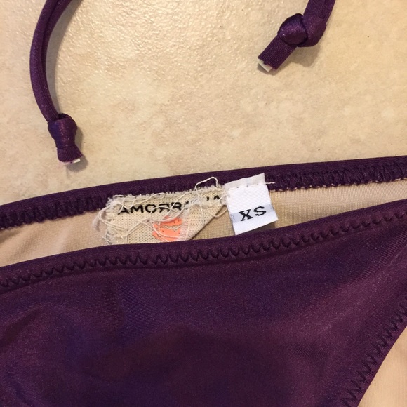 Purple String Bikini - Picture 4 of 4