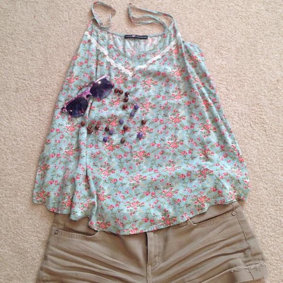 Floral tank top