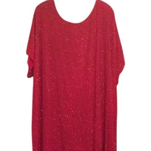 Naeem Khan Dresses & Skirts - Red Beaded Timeless Naeem Khan Cocktail Dress