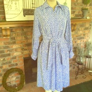 VINTAGE shift dress RETRO purple