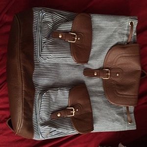 Cute striped bag. Used only a few times for school