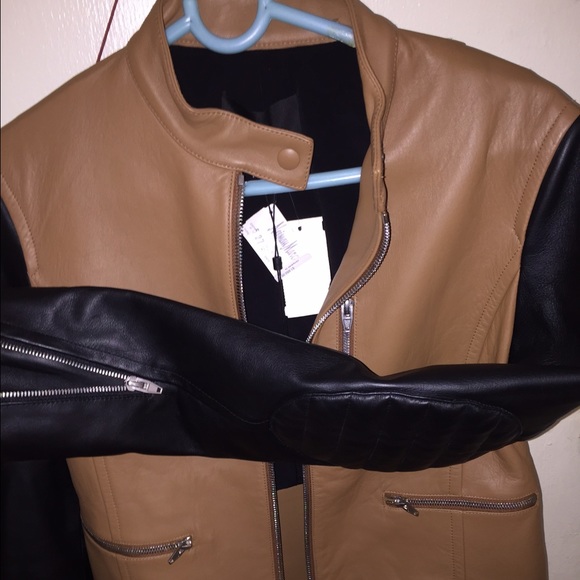 Alexander wang motorcycle leather jkt