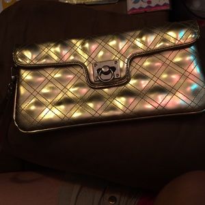 Gold clutch