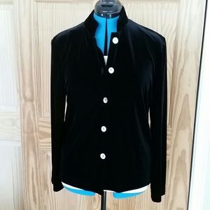 Jacket black velvet