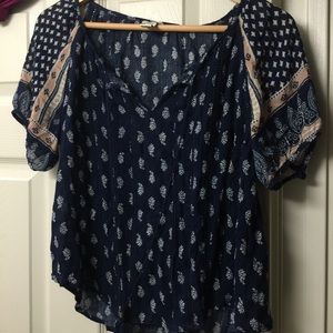 Boho forever 21 top