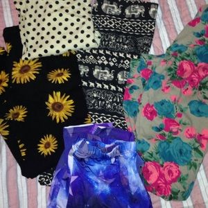 Rue 21 Leggings set of 5 all size M