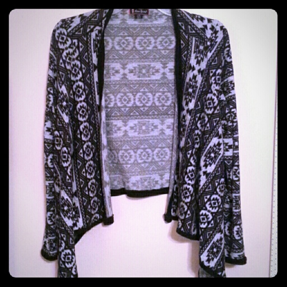 Aztec/tribal print sweater