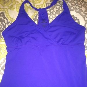 Prana blueish purple top