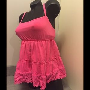 Victoria's Secret pink bra cami tank top!