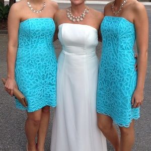 Lilly Pulitzer blue lace dress
