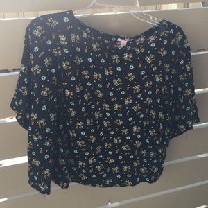 Floral crop top