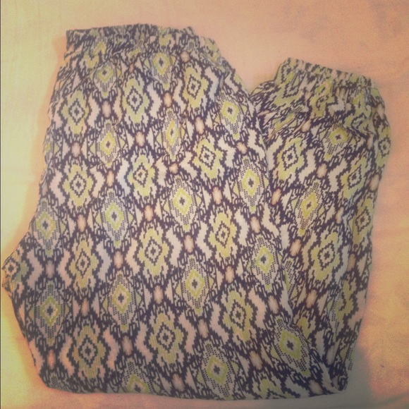 Printed Slouchy Pants