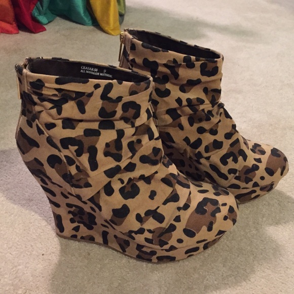 Leopard Booties