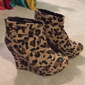 Leopard Booties