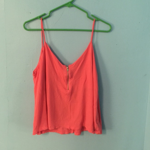 Forever 21 Zipper Crop Top