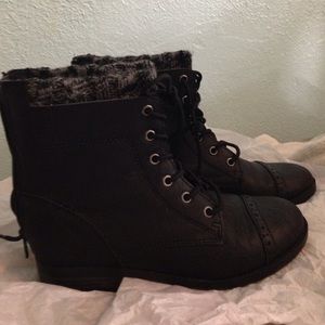Perfect Black Combat Boots