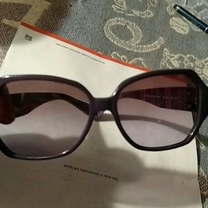 Coach purple sunglasses