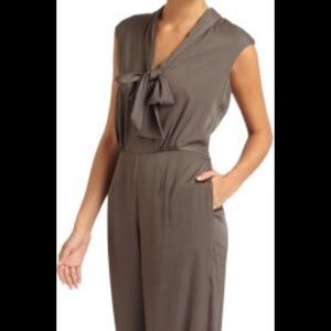 SOLD Brand New! BCBG jumpsuit silky. Gray